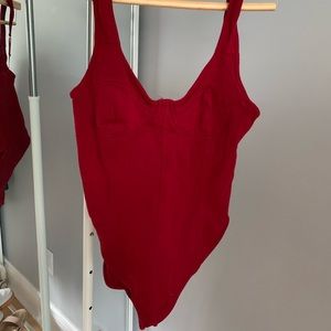 Red Bodysuit